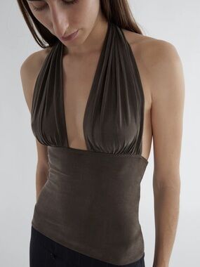 Paloma Wool Mopit Top in Brown